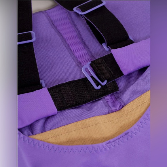 Lululemon Catch Me Tank Size 8 Power Purple and Black - Picture 11 of 15
